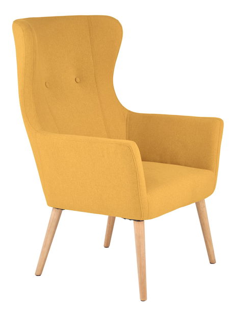 Fotoliu cu urechi Casey (galben)