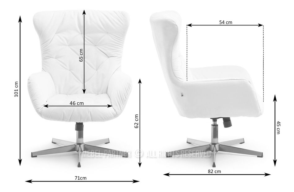 Fotoliu relax Antiemo (crem + auriu)