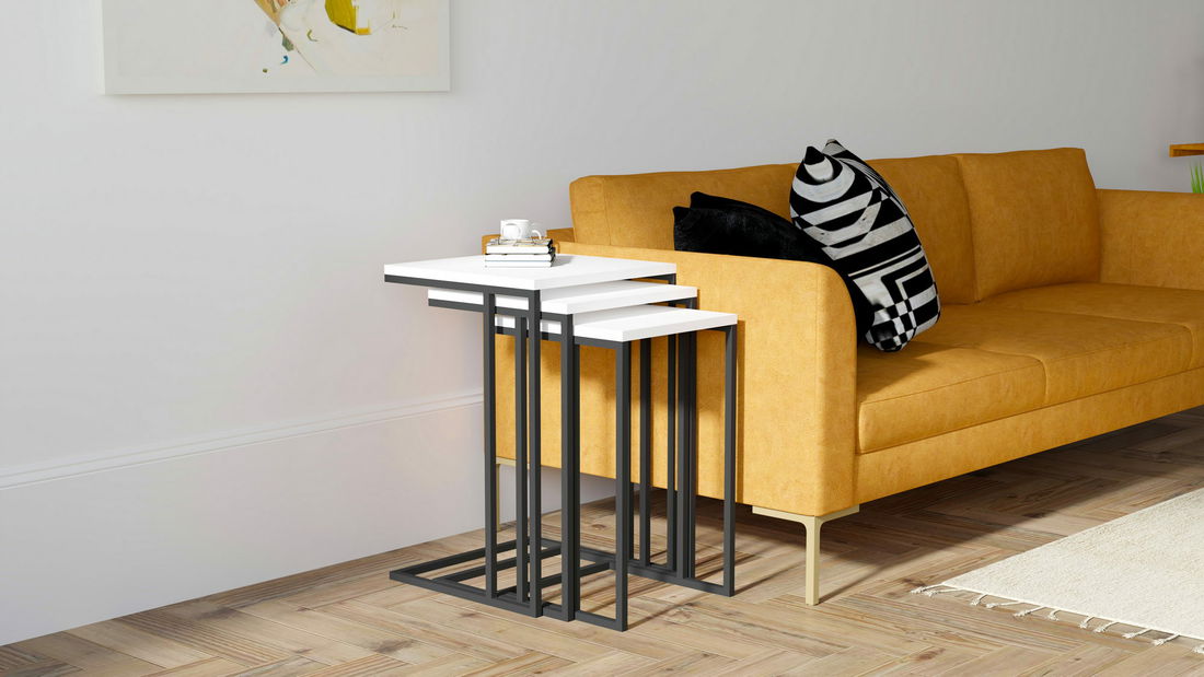 Set stolića za kavu (3 kom.)- Blacky