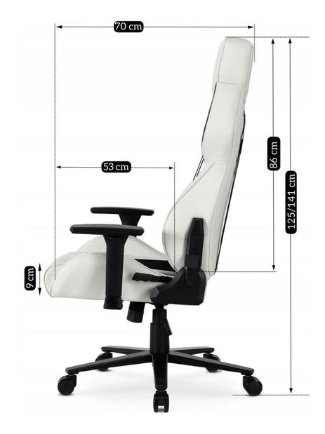 Felső fotel Nutrida (fehér) 