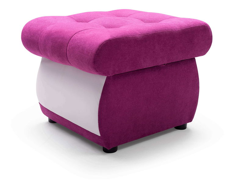 Trosjed Nicole (tamnoružičasta + bijela)