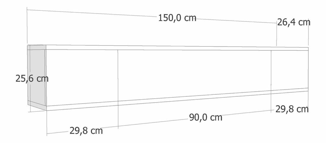 TV stolić/ormarić Parameunt (crna)