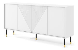 Dulap 4D 180 Wenty (alb + Auriu)