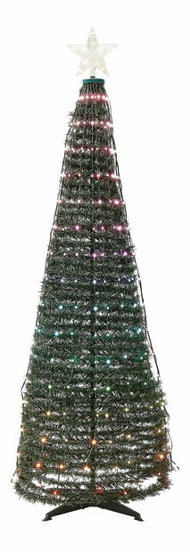 Karácsonyfa 160 cm Sadachbia (zöld) (világítással)