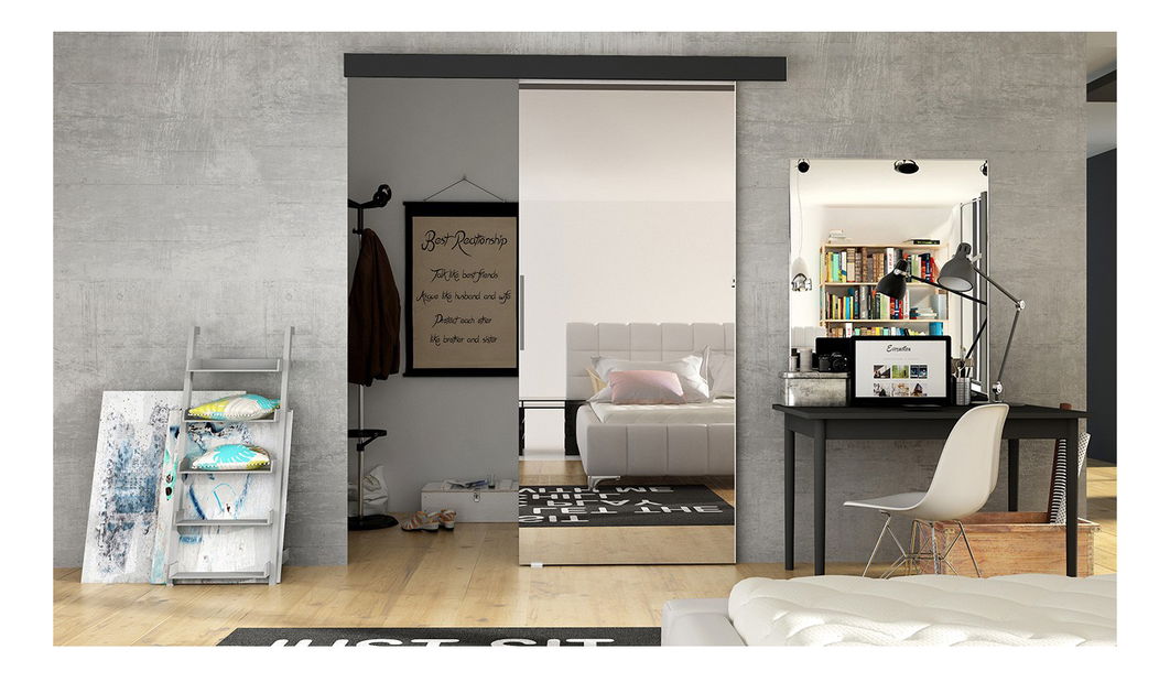 Klizna vrata Rocco 2 (crna mat)