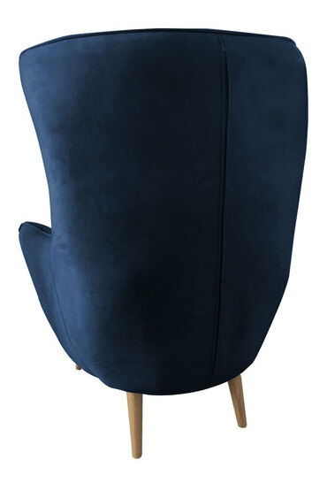 Kreslo Florence s taburetkou (tnavomodrá) *bazár