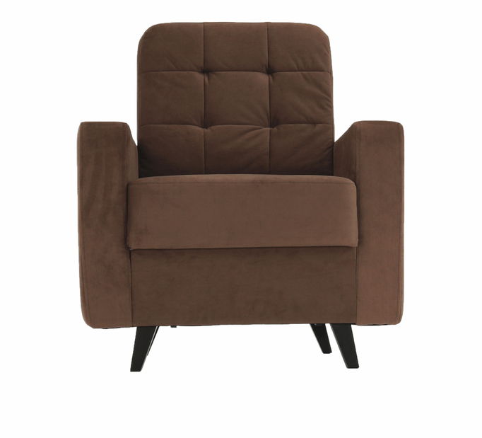Relaxačné kreslo Merina (hnedá + wenge)