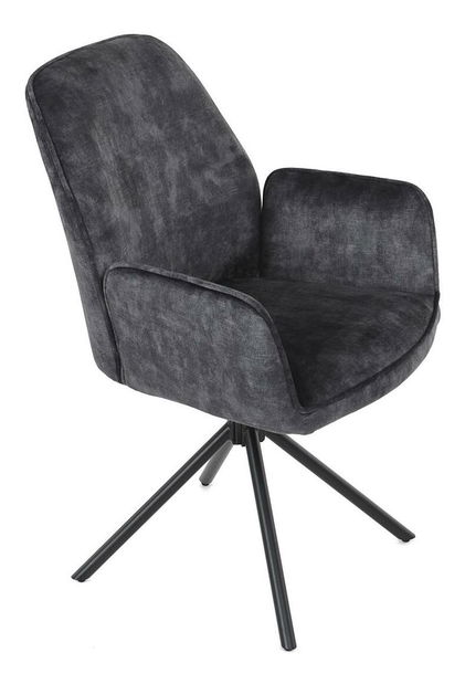 Jedálenská stolička Heridas (čierna)