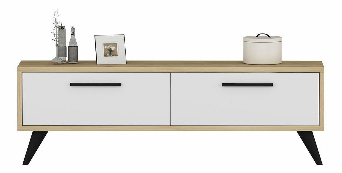 Masă TV/Dulap Mesa (zafir + Alb)