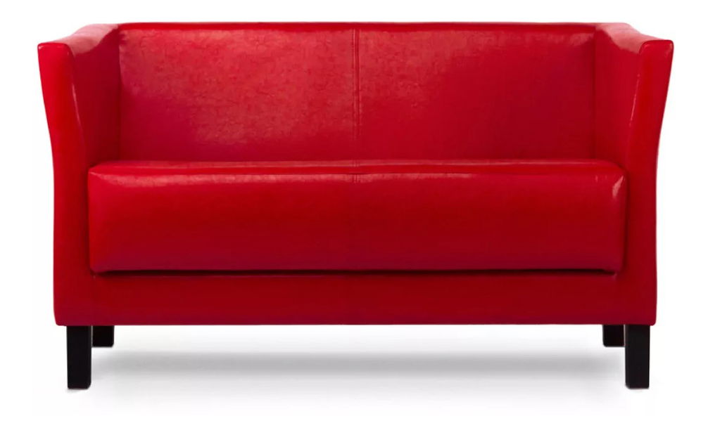 Canapea două locuri Elidin (roșu)