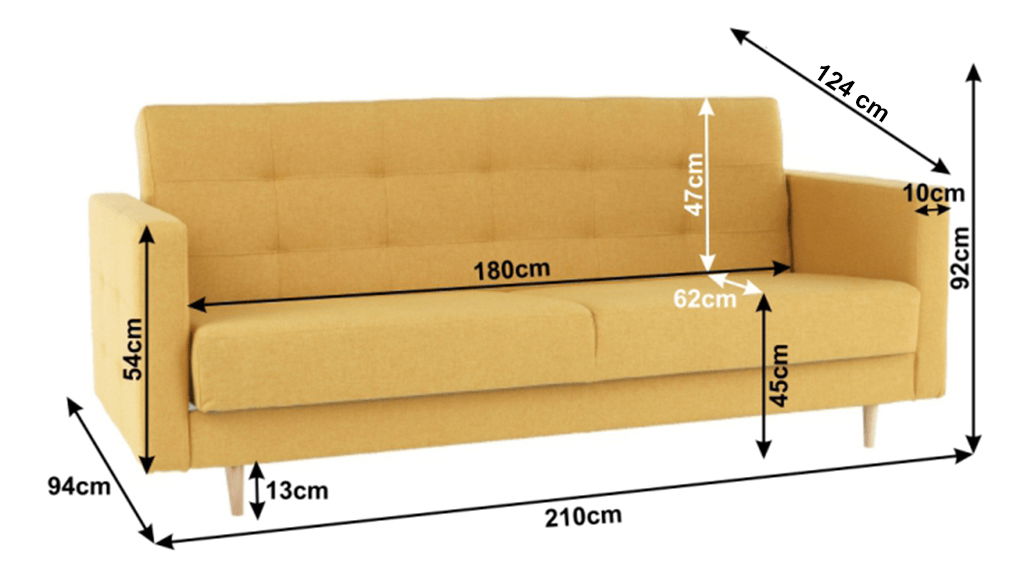 Sjedeća garnitura Armendia (oker)