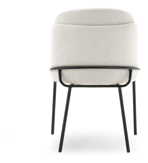 Jedálenská stolička Continuara (krémová + čierna)