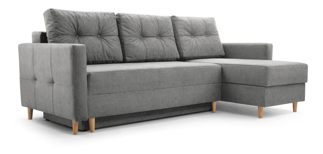 Kutna garnitura Meshire (svijetlosiva) (D)