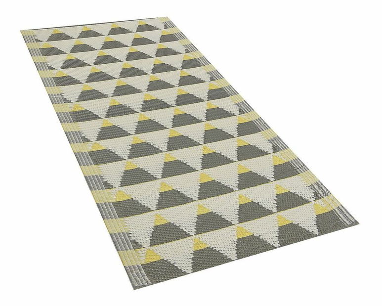 Koberec 60x105 cm HURSA (polypropylén) (sivá)