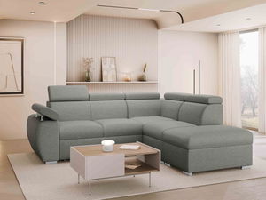 Rohová sedačka Gozo 2RR1P (sivá) (s úl. priestorom) (P)