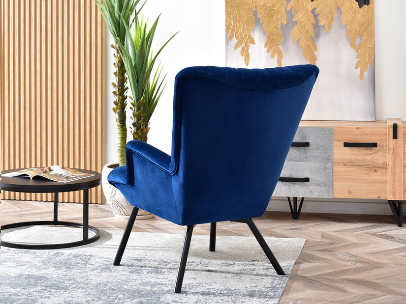 Relaxačné kreslo Lanzaris (čierna)