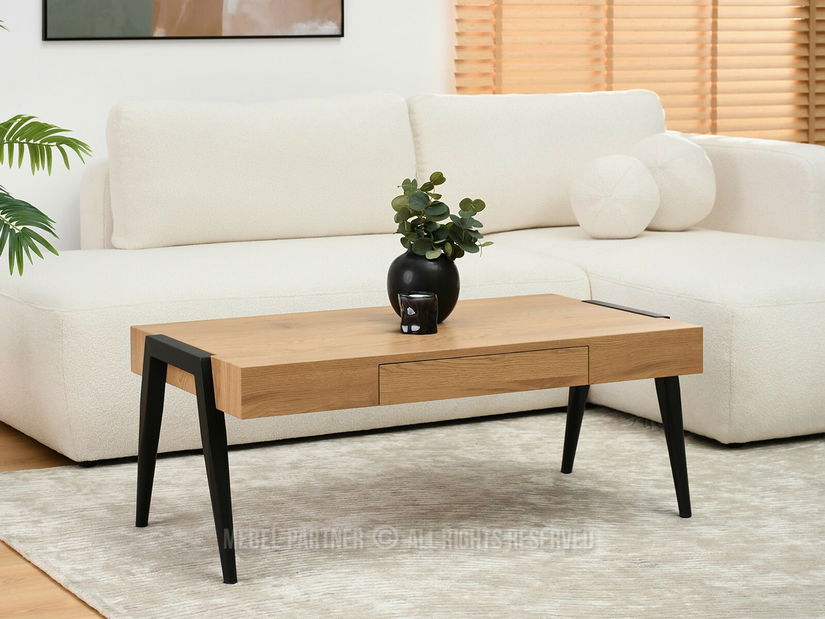 Konferenčný stolík Monton (dub + čierna)