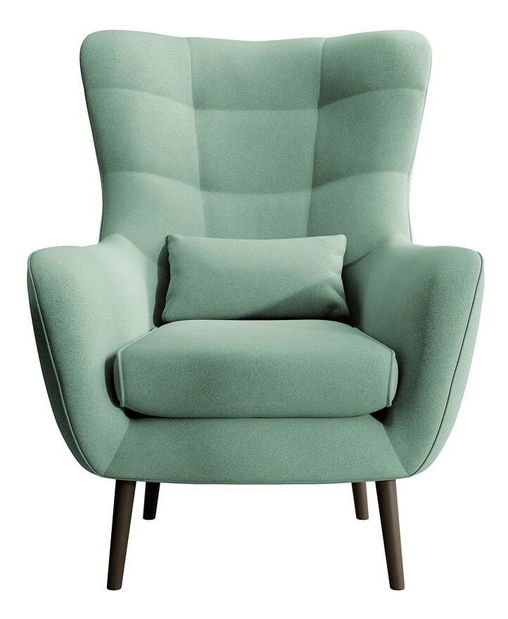 Fotel lábtartóval Veneza VZ1 (menta + fekete)