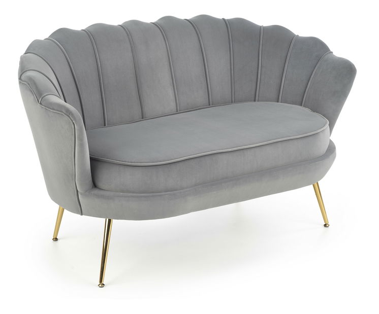 Canapea Altha XL (gri + Auriu)