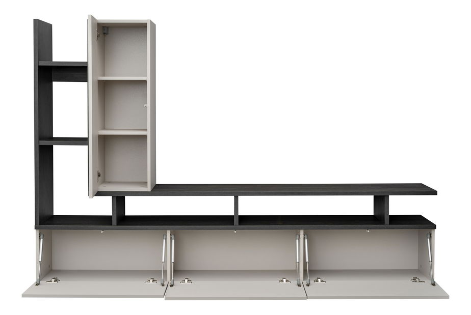 Mobilier living Tacan (cașmir + stejar grafit)