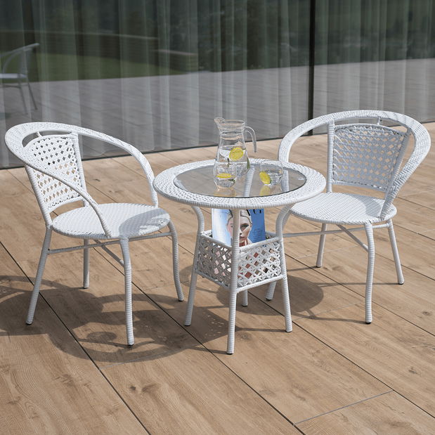 Kerti rattan szett 1+2 Jenna