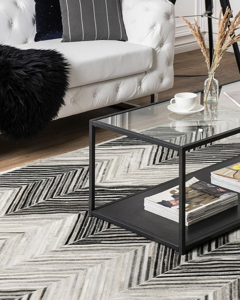 Koberec 140 x 200 cm ATYA (sivá)