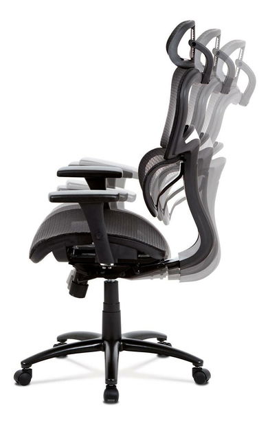 Irodai fotel Analizan (fekete)