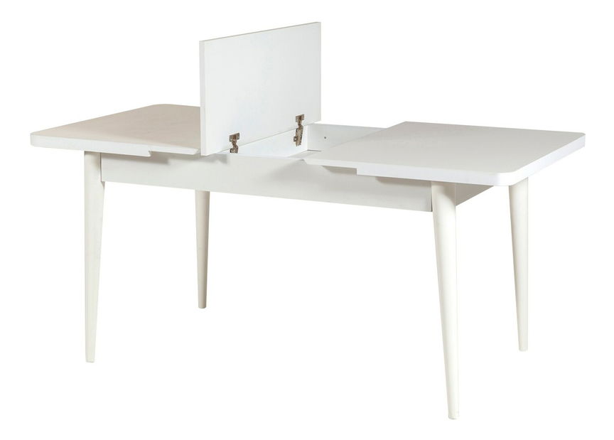 Set mobilier sufragerie Vlasta 2 (alb + antracit) (pentru 6 persoane)