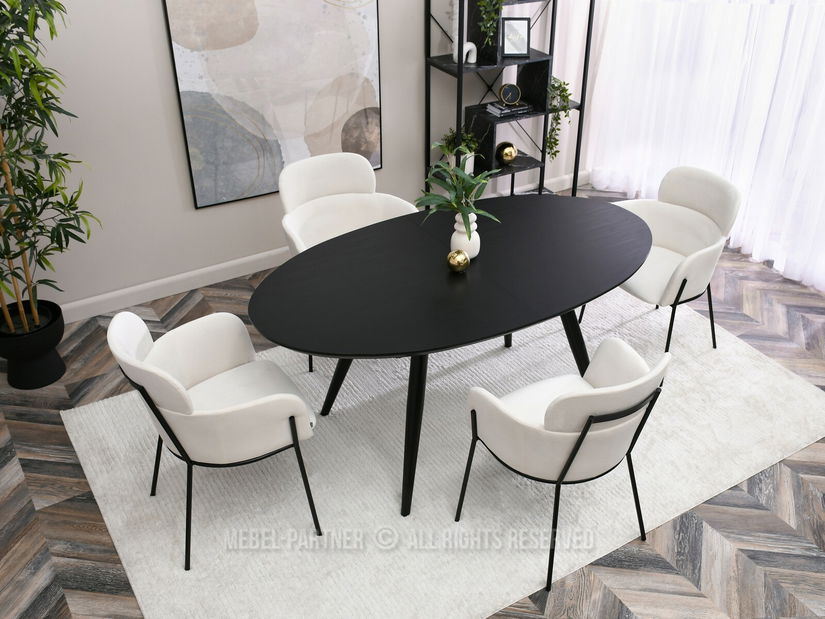 Stolica Baggie K (krem + crna)