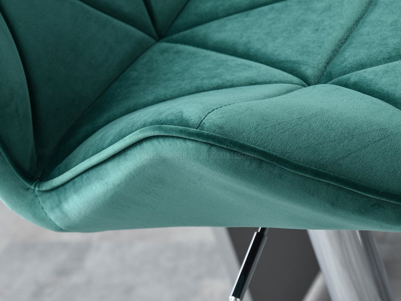 Scaun Huhu (verde + crom)