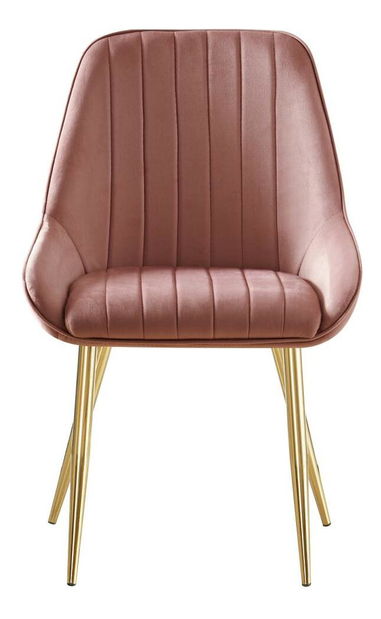 Étkezőszék Soddy (rózsaszín + arany) 