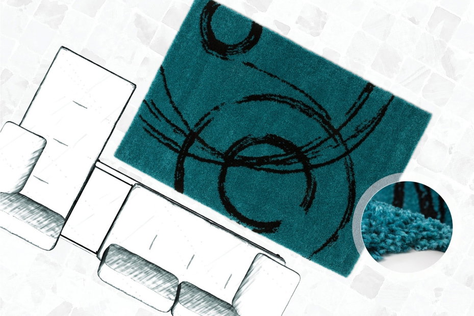 Kusový koberec Fashion 120 Turquoise (120 x 170 cm)