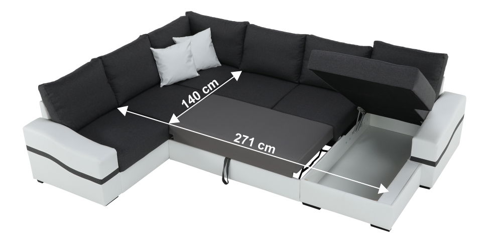 Kutna garnitura U Orleton 2+A+2R+L (D) 