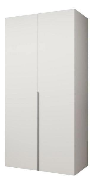Ruhásszekrény 100 cm Alice 1 (fehér + kasmír)