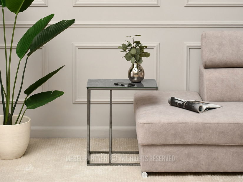 Măsuță de cafea Vasho (gri + negru)