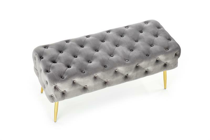 Klupa Alesha (siva + zlatna)