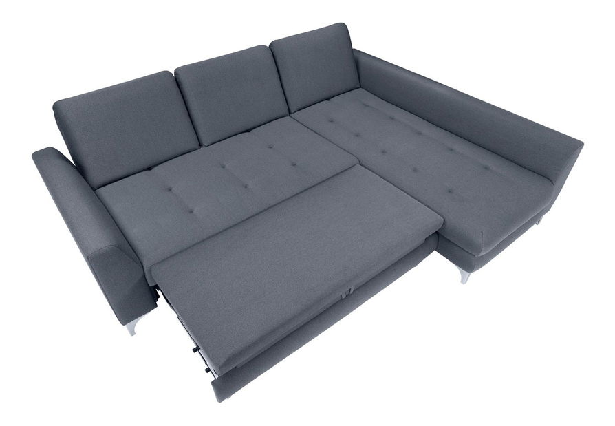 Rohová sedačka BRW Ivette 2F.REC (sivomodrá) (P)