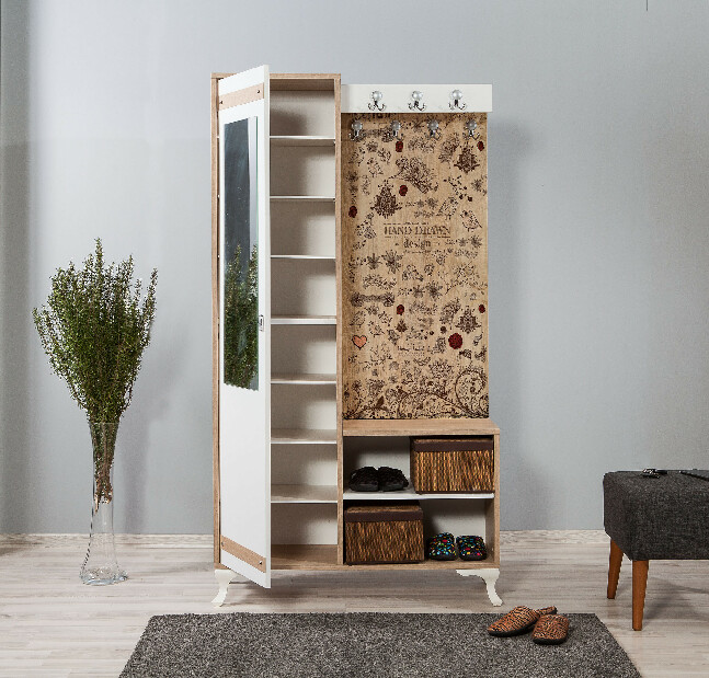 Mobilier hol Ivonne 731 (Stejar sonoma)