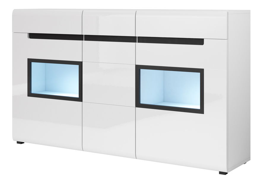 Vitrin Hayle Typ 25 (fehér + magasfényű fehér)