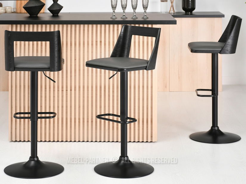 Stolica Horch (grafit + crna)