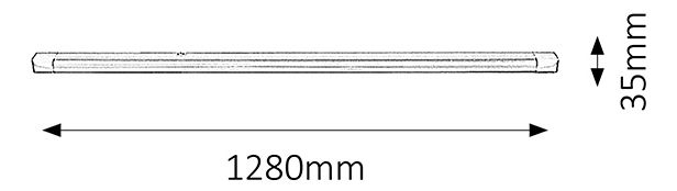 Podhľadové svietidlo Band Light 2305 (biela)