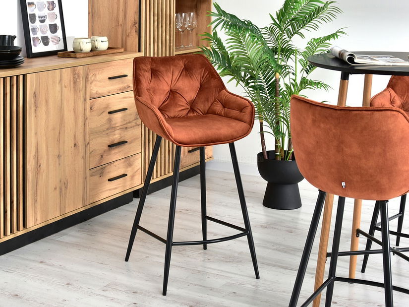 Stolička Lars (medená + čierna)