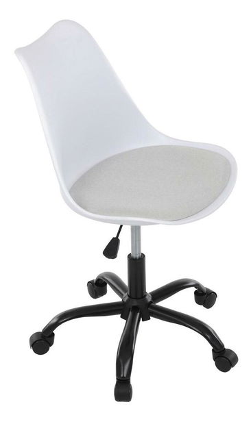 Scaun de birou Kodro (alb)
