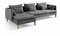 Rohová sedačka Flexxia (antracit) (L)