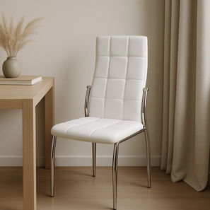 Étkezőszék Marinaleda (fehér öko-bőr) 