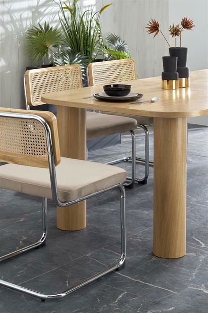 Masă de sufragerie Elvira (Lemn natural)