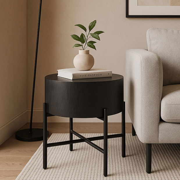 Konferenčný stolík Concede (čierna) 