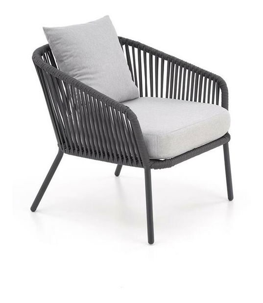 Vrtni namještaj Shadx (crna + cappuccino)