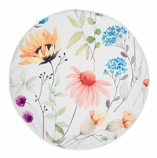 Sada 2 ozdobných vankúšov 45 x 45 cm Monster (modrá)