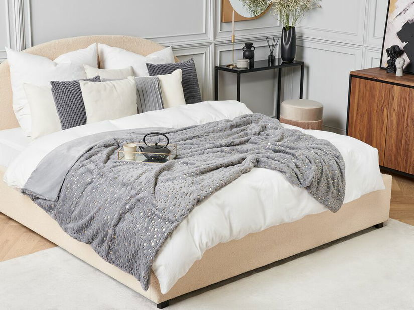 Pătură 130 x 180 cm Alaza (gri)